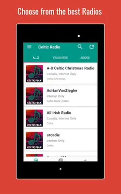 Celtic Folk Radio Stations android App screenshot 13