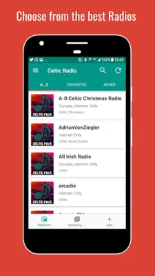 Celtic Folk Radio Stations android App screenshot 18