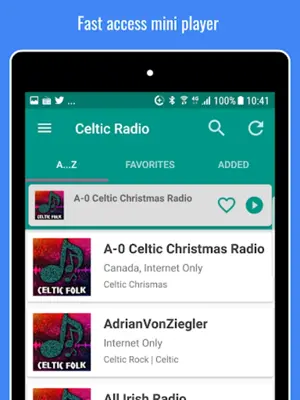 Celtic Folk Radio Stations android App screenshot 3