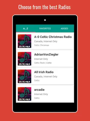 Celtic Folk Radio Stations android App screenshot 6